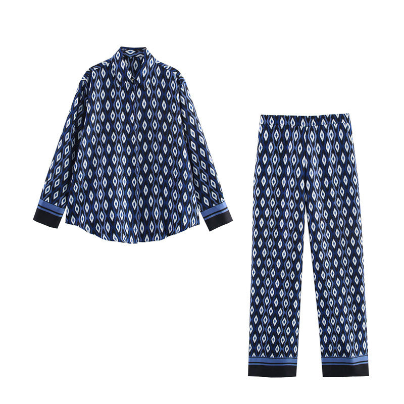 Blue Prism Diamond Co-ord Set