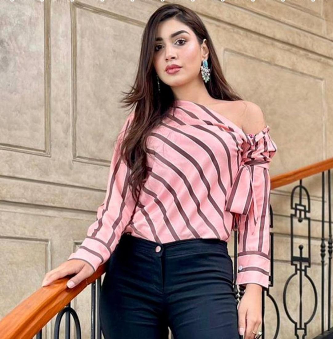 Pink slick top Ramay