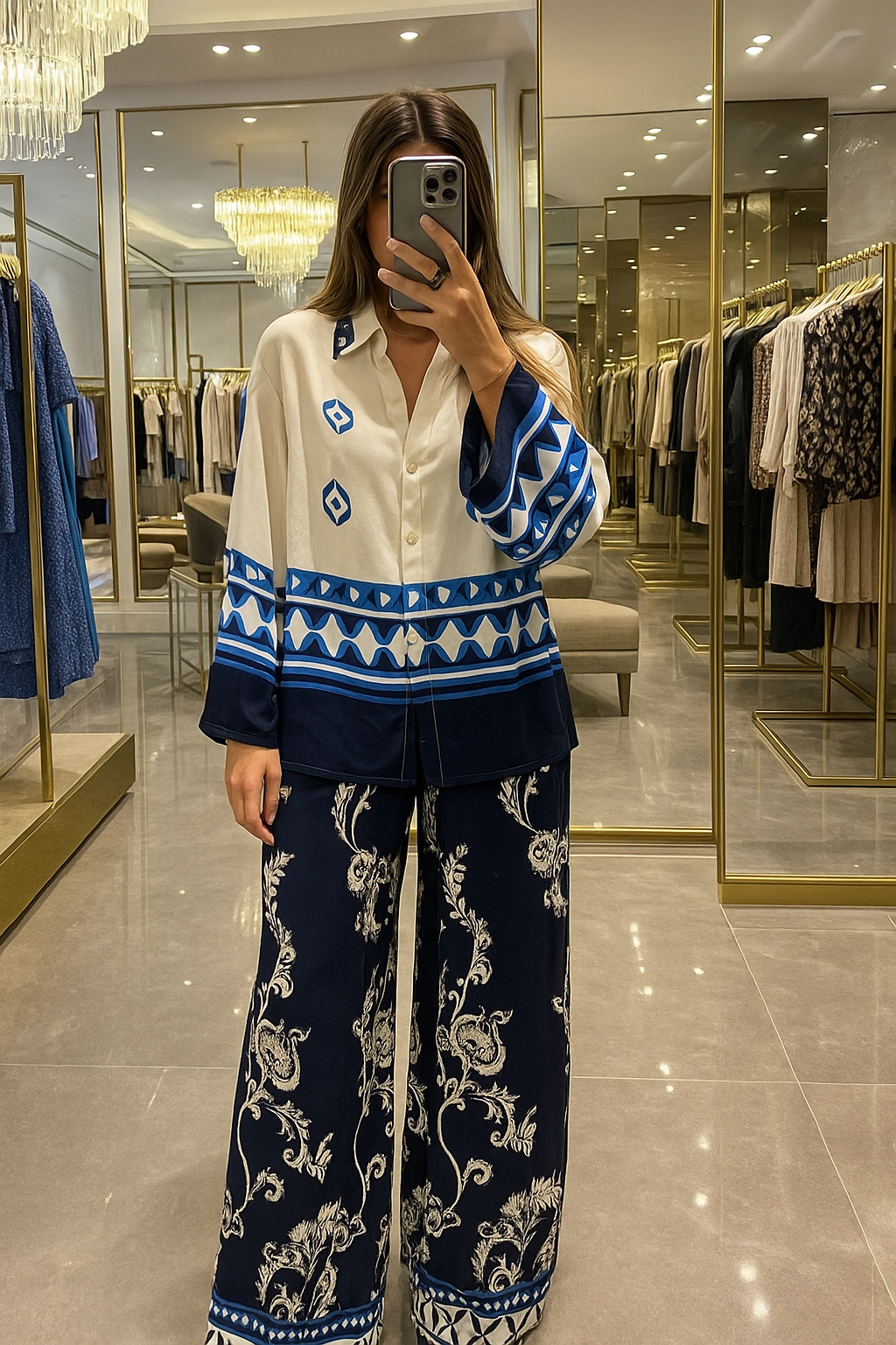 Ivory & Indigo Luxe Co-Ord