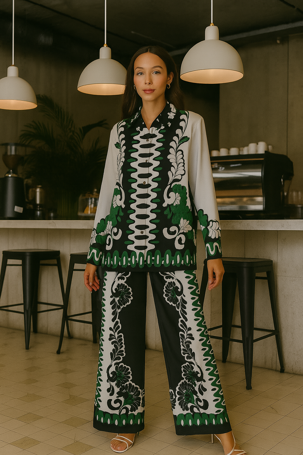 Baroque Floral Co-Ord Set