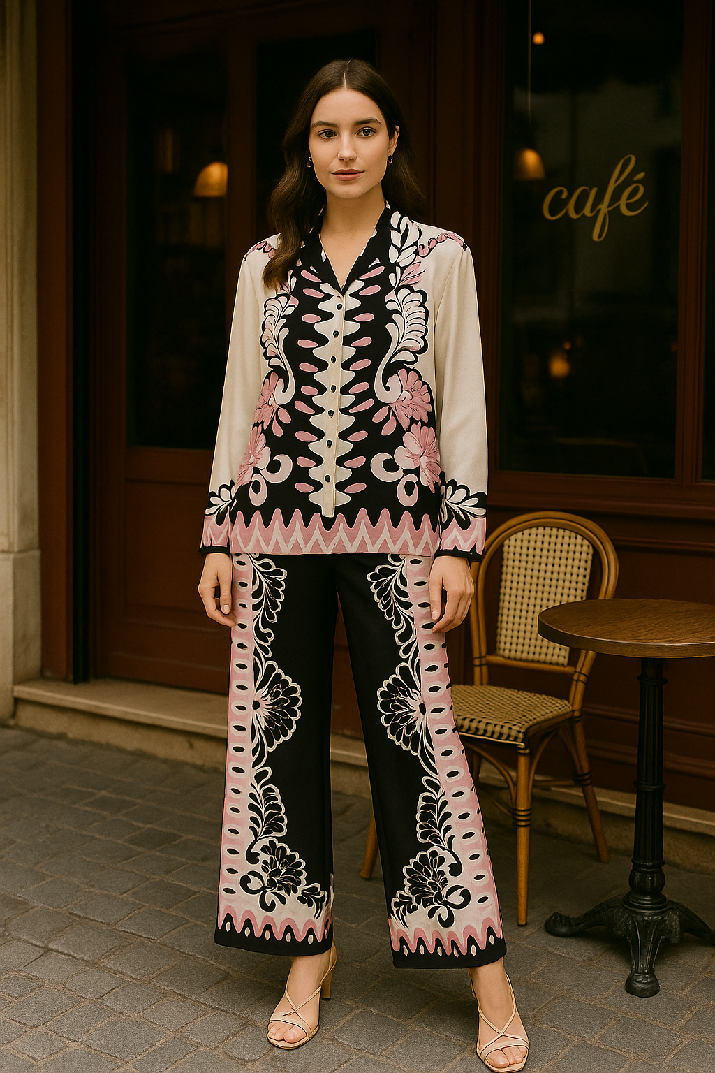 Baroque Floral Co-Ord Set