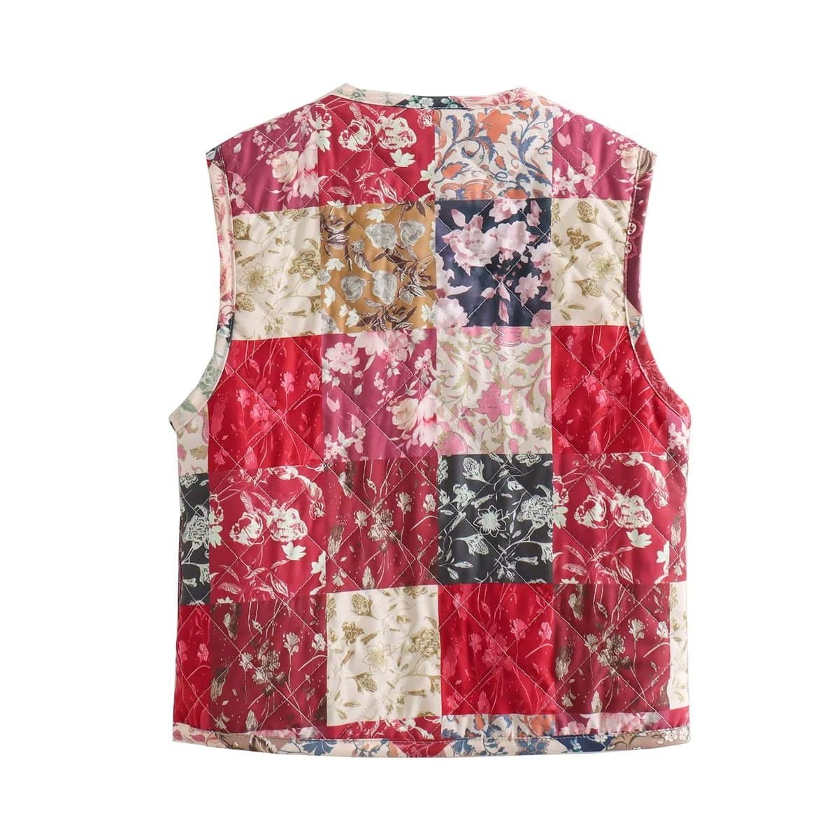 Floral Sleeveless Jacket Ramay