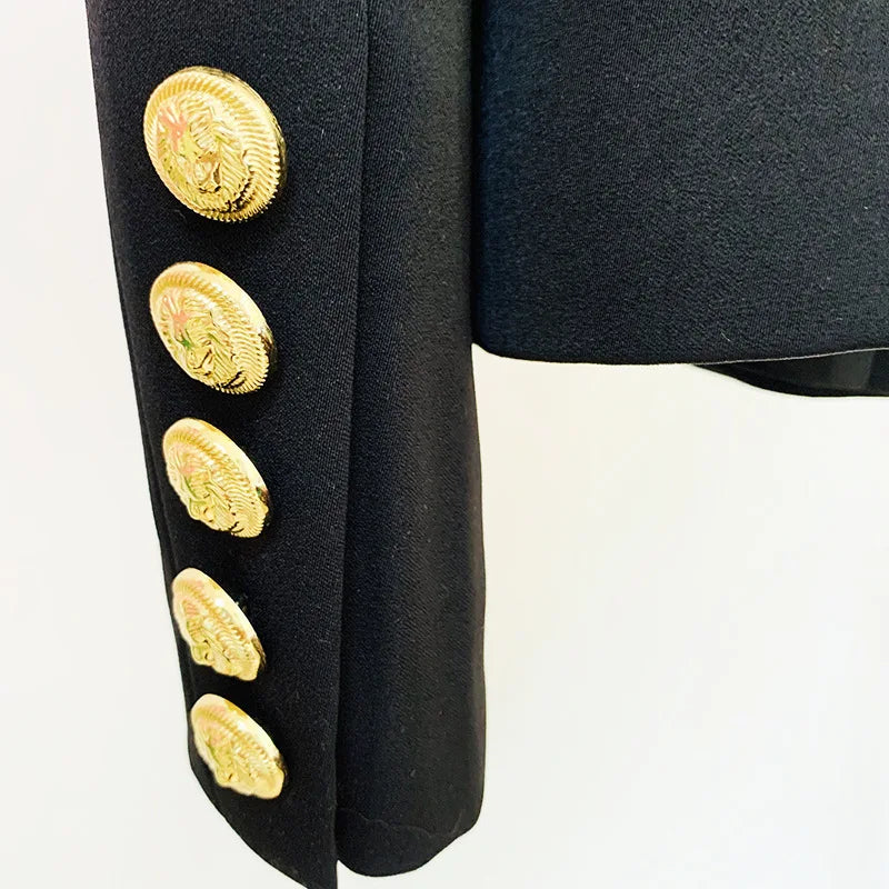 Ramay Signature Crystal Lapel Blazer