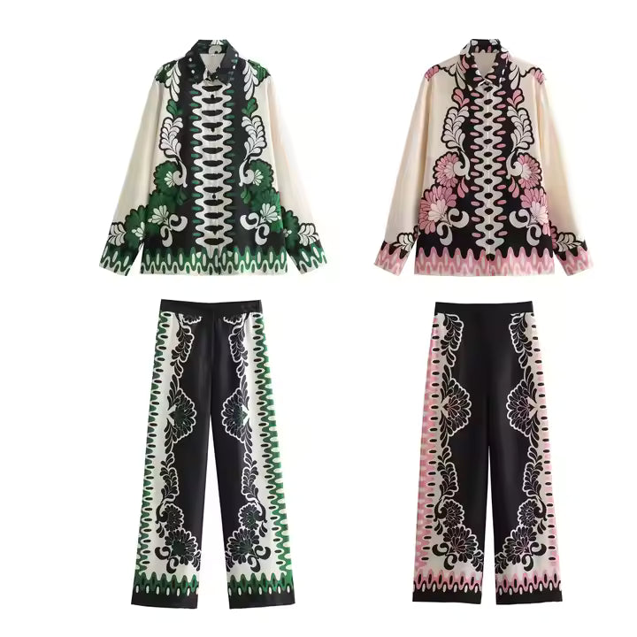 Baroque Floral Co-Ord Set