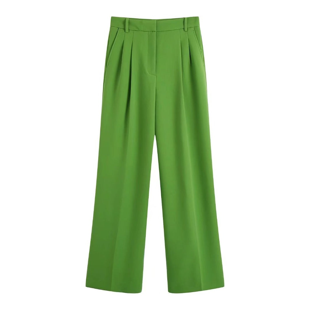 High Waist Wide Leg Pants Ramay