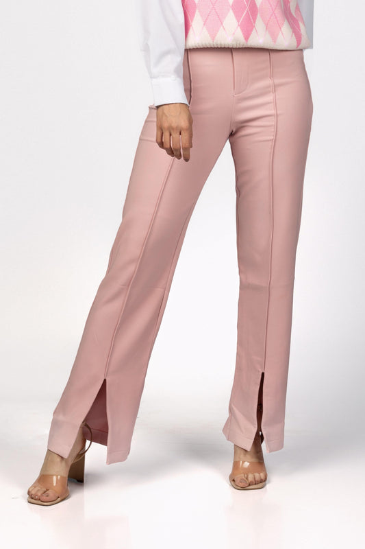 Pink Bootcut Trousers Ramay